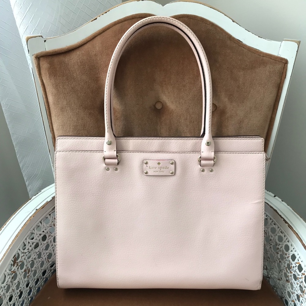 Large Blush Kate Spade Handbag